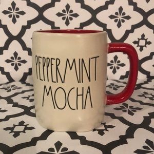 Rae Dunn PEPPERMINT MOCHA Mug